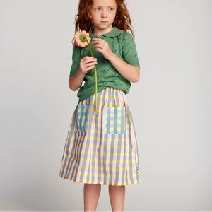 Oeuf Multicolor Checkered Kids Skirt